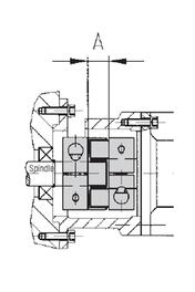 NEMA frame mounted motor